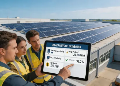 Commercial solar portfolio application