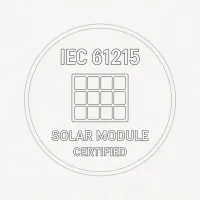 IEC 61215 certification badge