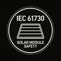 IEC 61730 certification badge
